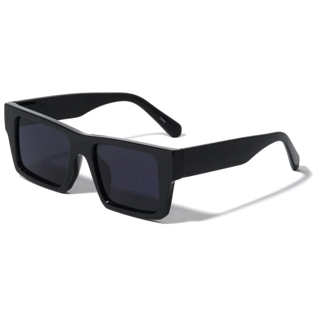 MEN CLASSY THICK BOLD SQUARE SUNGLASSES SPORT‎ CASUAL RETRO DESIGNER FASHION NEW